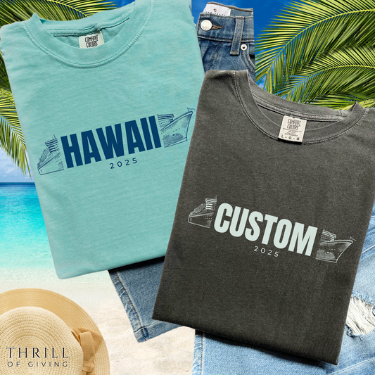Custom Destination Cruise T-shirt