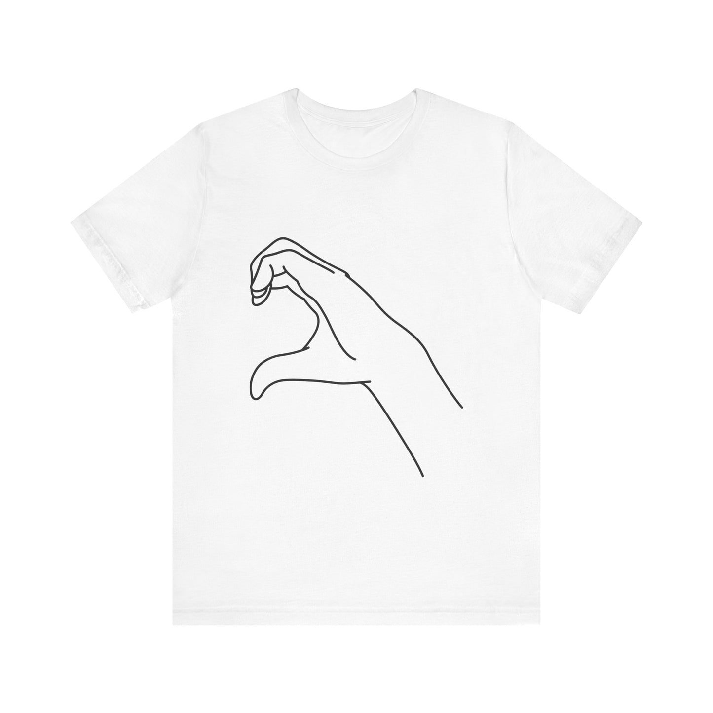 Millennial Half Heart Hands Shirt [left]