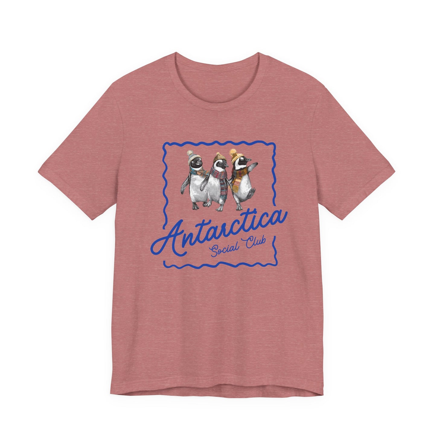 Antarctica Penguin Social Club Tee