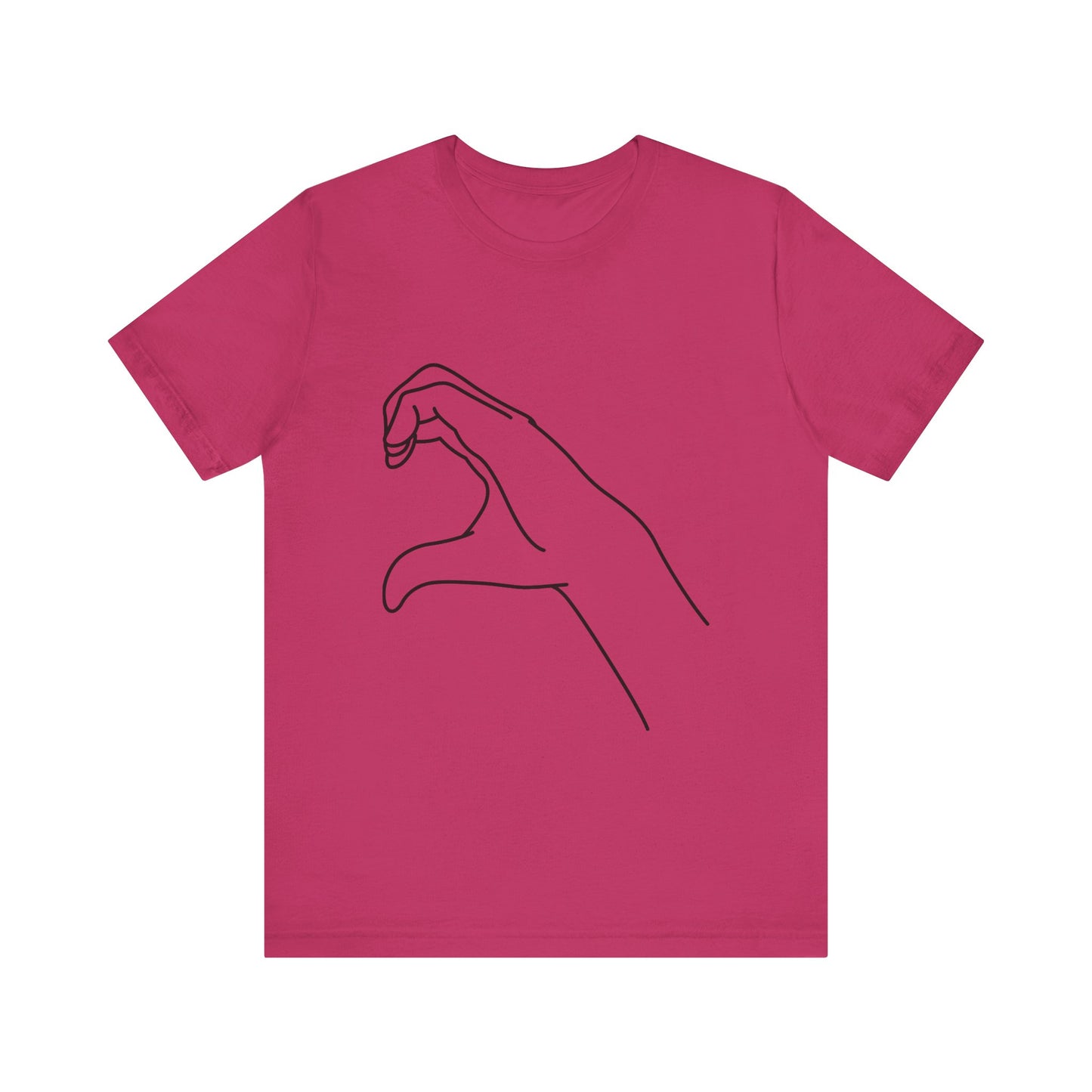 Millennial Half Heart Hands Shirt [left]