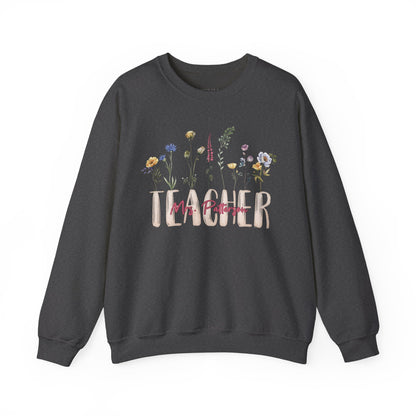 Watercolor Teacher Sweatshirt - Personalized