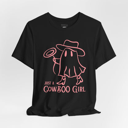 Cowgirl Halloween shirt - Cute Girly Ghost Cowgirl