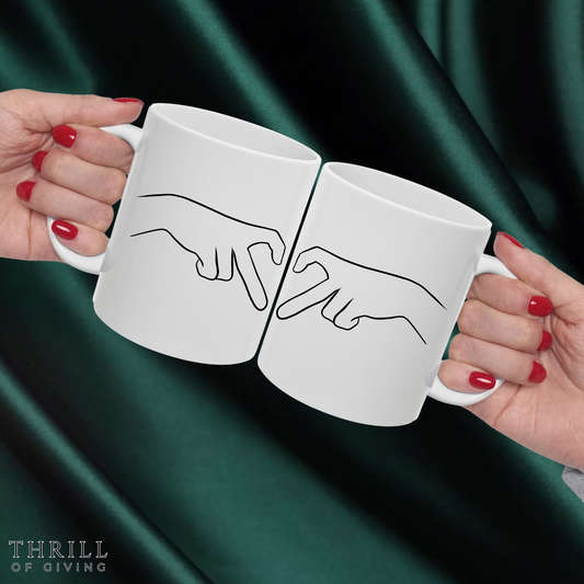 Gen-Z Heart Hands Coffee Mug
