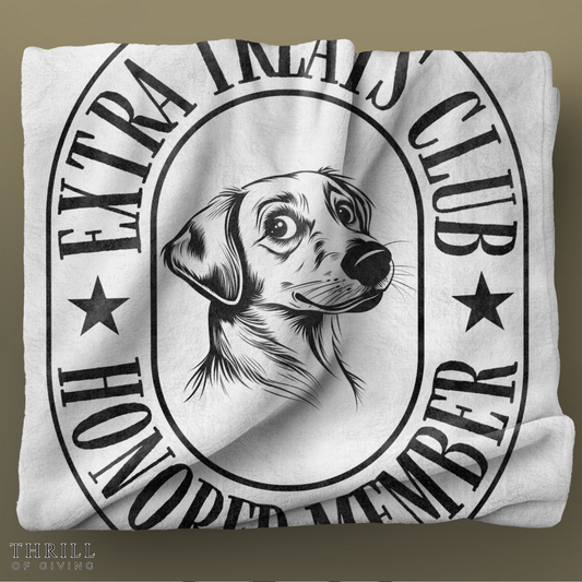 Funny Dog Blanket -Extra Treats Club