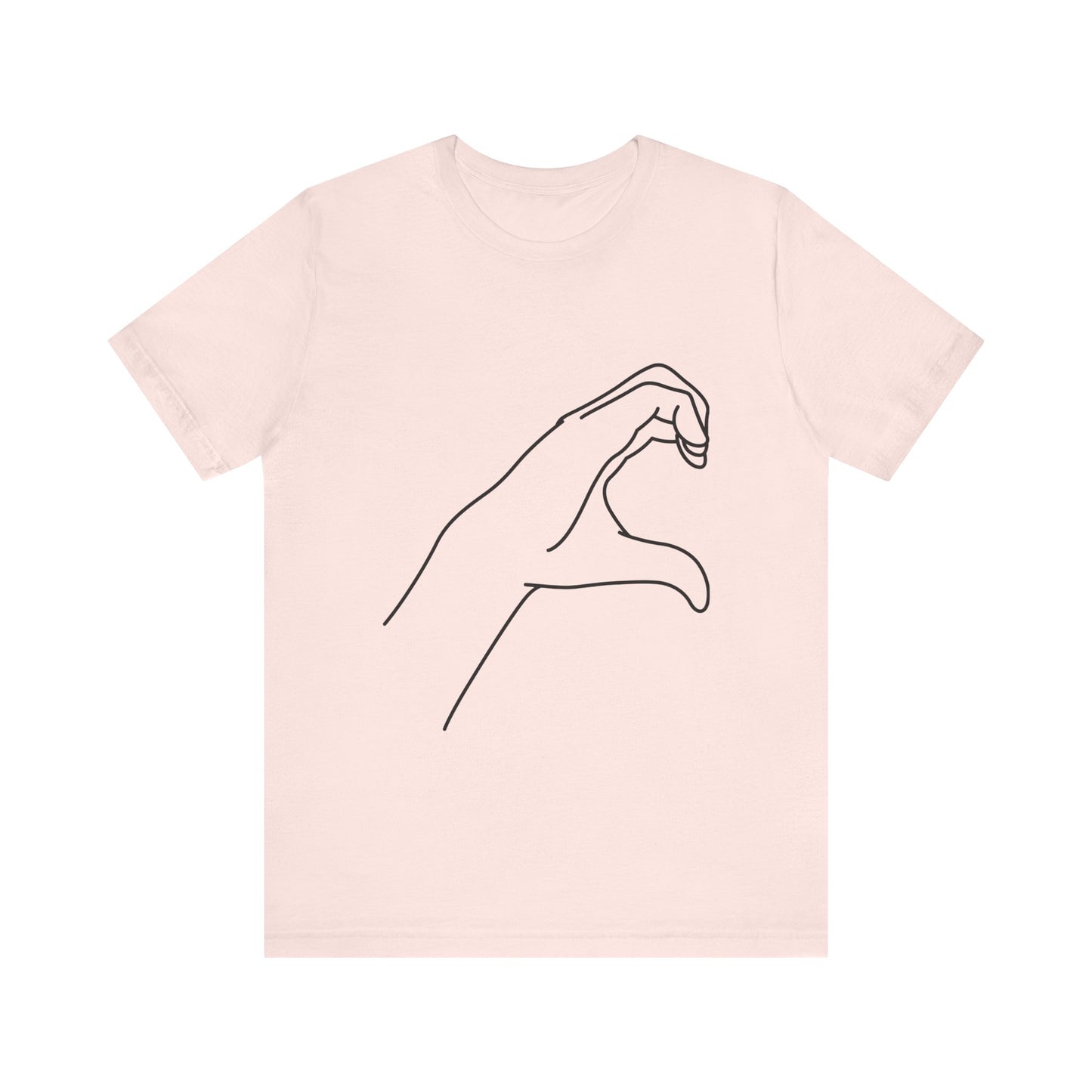 Millennial Half Heart Hands Shirt [right]