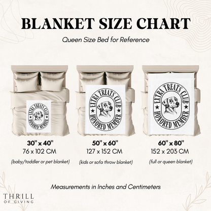 Funny Dog Blanket -Extra Treats Club