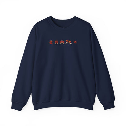 Minimal Ladybug Sweatshirt - Lucky You