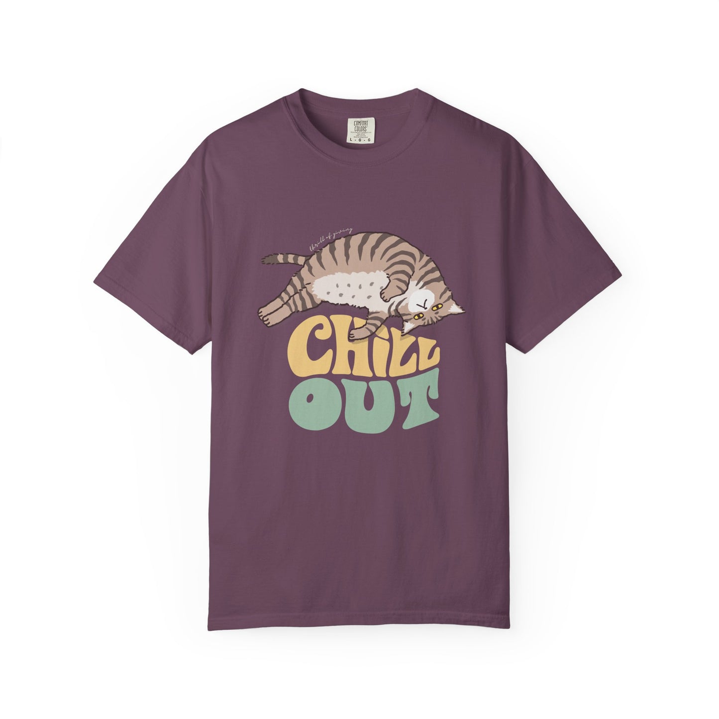 Funny Chill Out Cat T-shirt