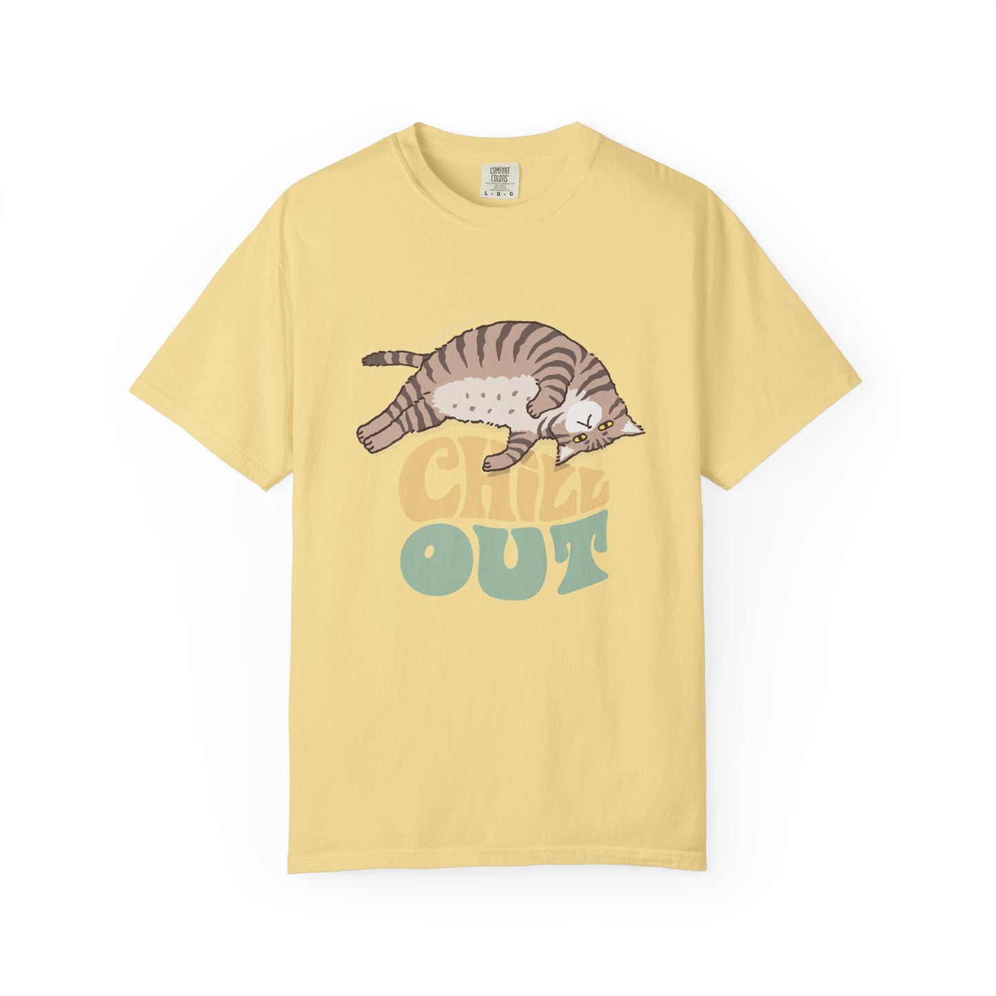 Funny Chill Out Cat T-shirt