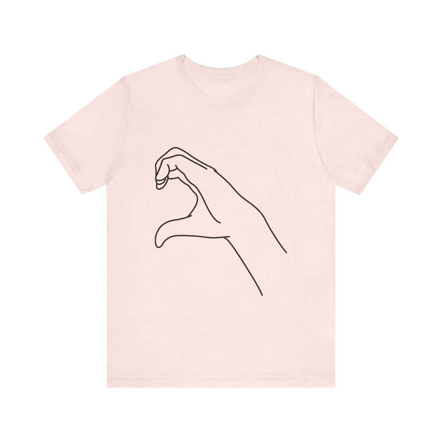 Millennial Half Heart Hands Shirt [left]