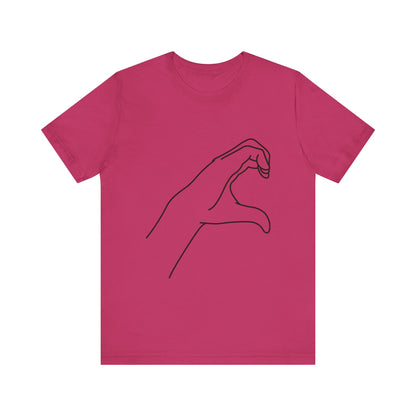 Millennial Half Heart Hands Shirt [right]