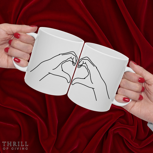 Millennial Heart Hands Coffee Mug