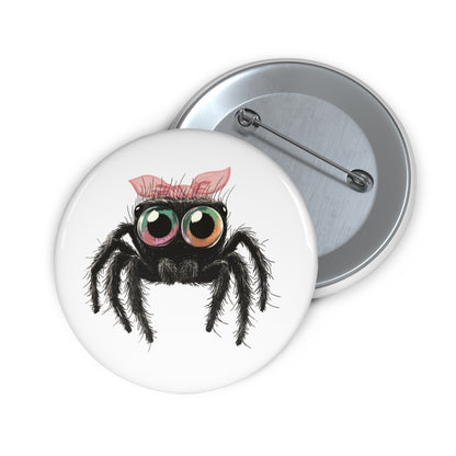 Pink Bow Cutie Spoodie - Metal Pin Button