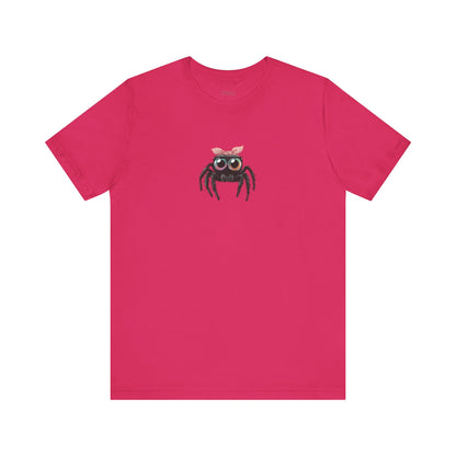 Pink Bow Jumping Spider  T-shirt