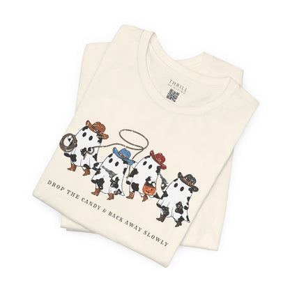 Funny Halloween shirt - Drop the Candy and Back Away Slowly