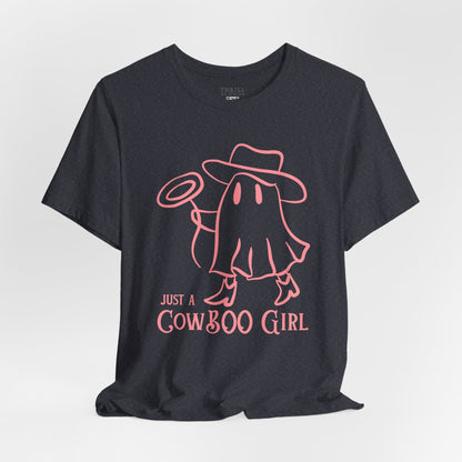 Cowgirl Halloween shirt - Cute Girly Ghost Cowgirl