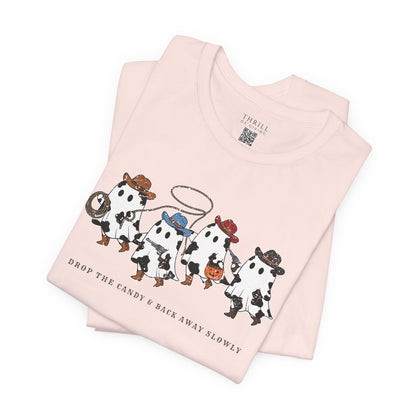 Funny Halloween shirt - Drop the Candy and Back Away Slowly