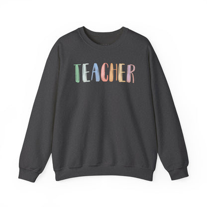 Custom Watercolor Teacher Sweatshirt