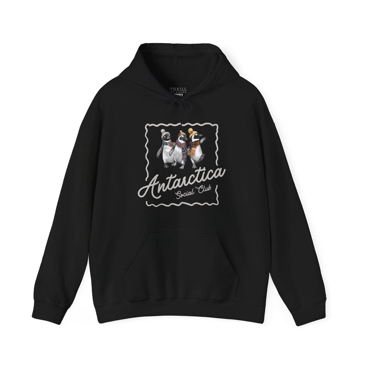 Antarctica Penguin Social Club Hoodie