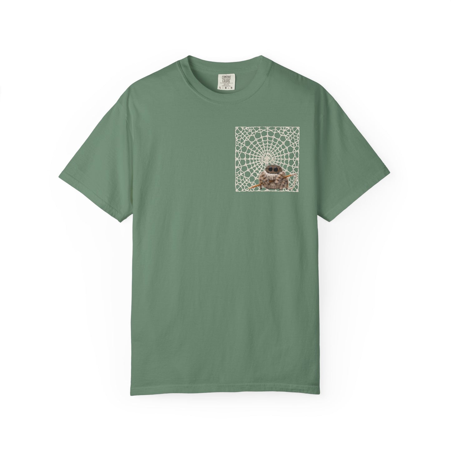 Knitting Jumping Spider T-shirt