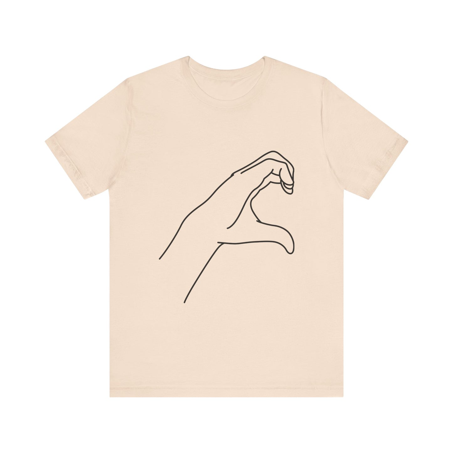 Millennial Half Heart Hands Shirt [right]
