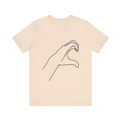 Millennial Half Heart Hands Shirt [right]