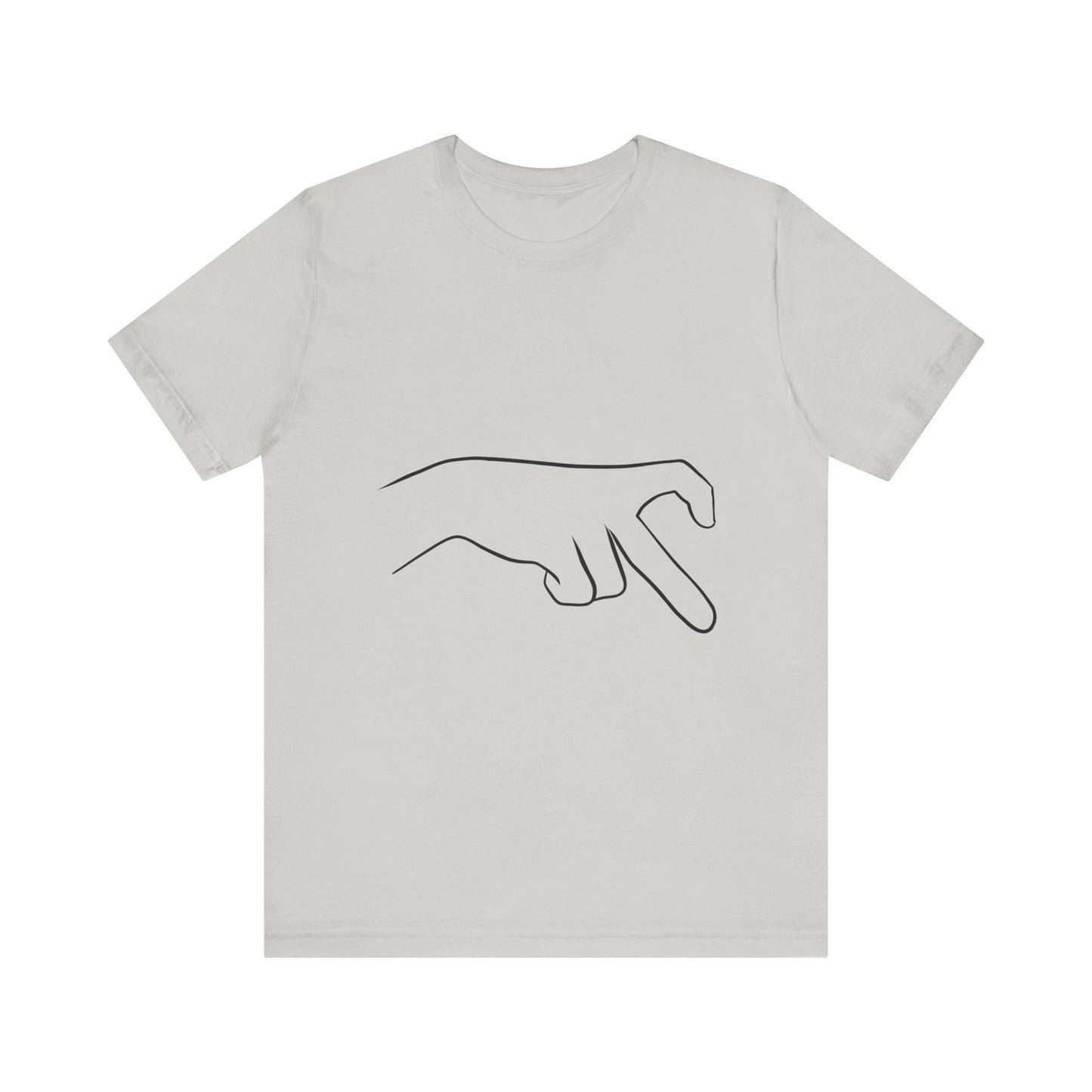 Gen-Z Half Heart Hands Shirt [right]