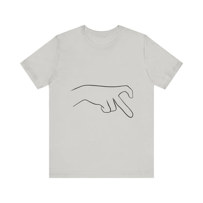 Gen-Z Half Heart Hands Shirt [right]