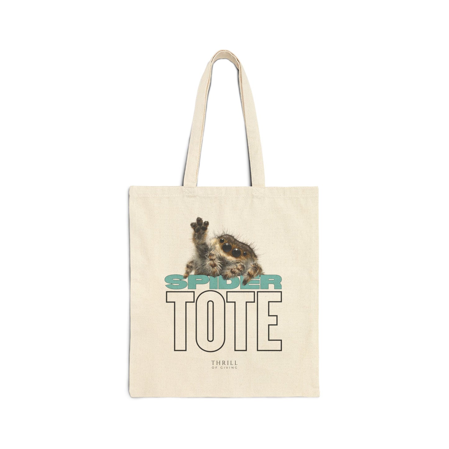 SPIDER  Tote - Cotton Canvas Tote Bag