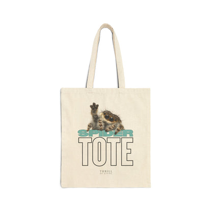SPIDER  Tote - Cotton Canvas Tote Bag