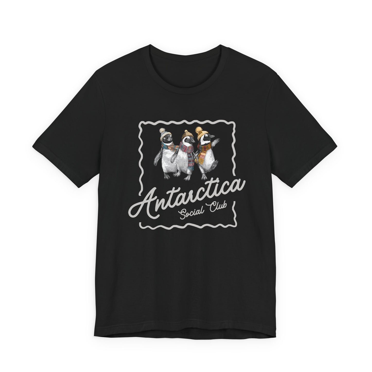 Antarctica Penguin Social Club Tee