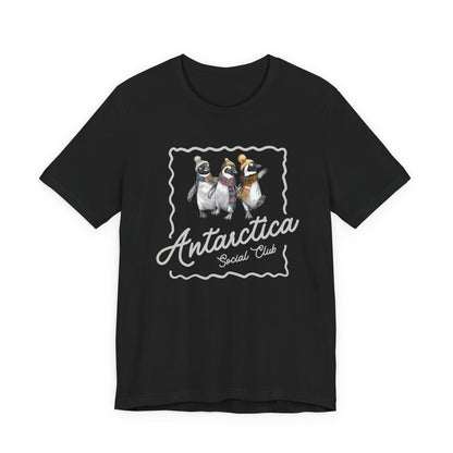 Antarctica Penguin Social Club Tee