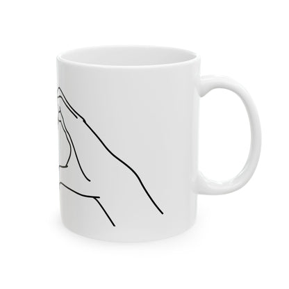 Millennial Heart Hands Coffee Mug