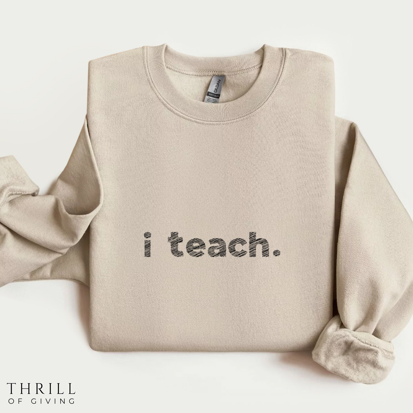 Fun Scribble Teacher Sweatshirt