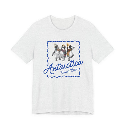 Antarctica Penguin Social Club Tee