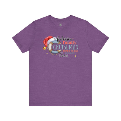 Custom CRUISE Family Christmas T-shirt