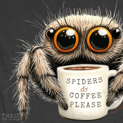 Spiders & Coffee Please T-shirt