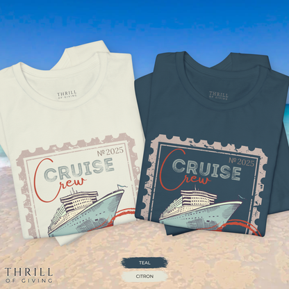 Custom Stamp Cruise Crew Tee