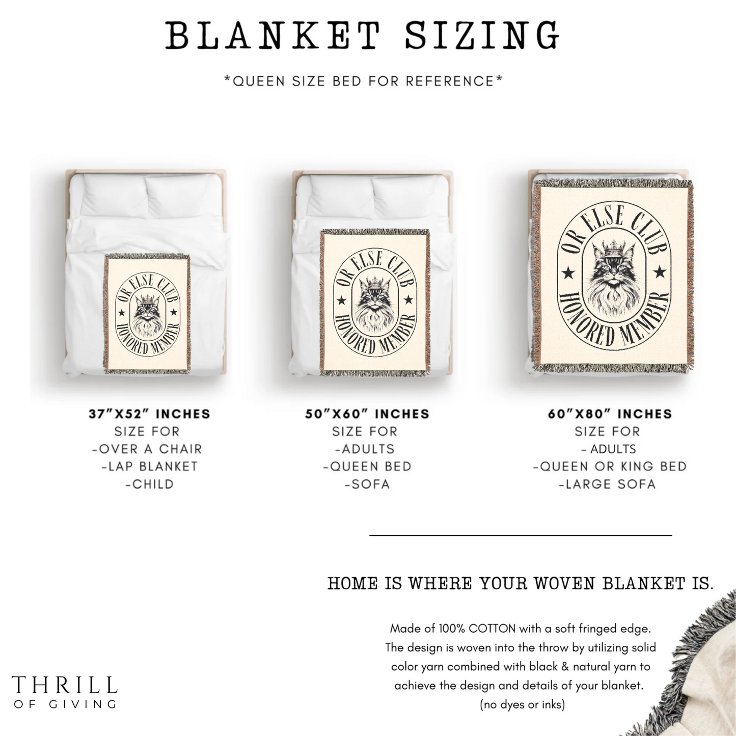 Funny Maine Coon Cat Blanket