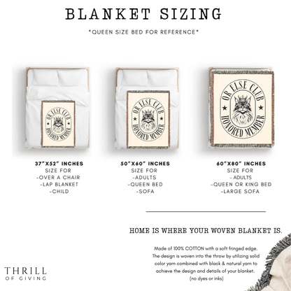 Funny Maine Coon Cat Blanket