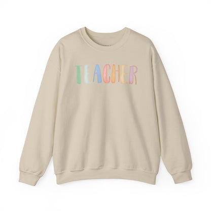 Custom Watercolor Teacher Sweatshirt