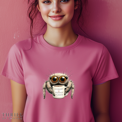 Spiders & Coffee Please T-shirt