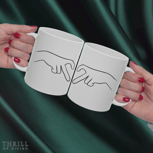 Gen-Z Heart Hands Coffee Mug